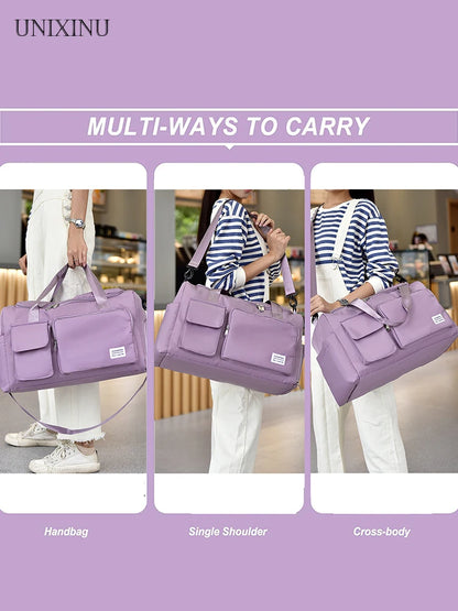 Premium Travel Duffel Bag- Waterproof, Lightweight & Stylish
All your Essentials in one Place. Sleek design + Shoe compartment = Total Convenience